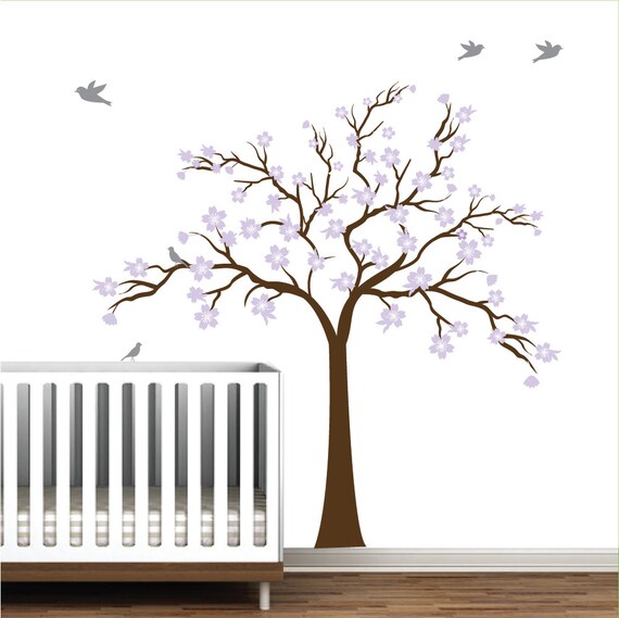 Wall Decals Vinyl Art Sticker CherryBlossom Tree by Modernwalls