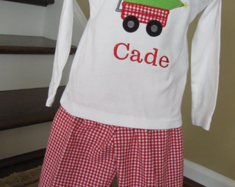 boys gingham pants