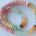 Multi Opal Faceted German Cut Rondelles- 10mm