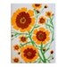 Yellow Flowers original mini painting