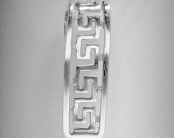 PE000844 Sterling Silver Pendant Solid 925 Meander