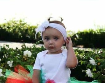 Jolly Santa Tutu, Christmas Tutu, Holiday Tutu, Infant, Toddler, Child Sizes