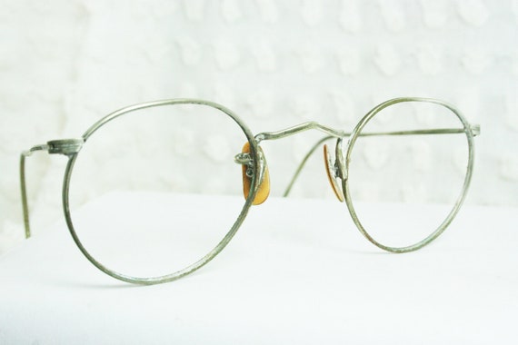 Vintage 1940's Glasses 40s Ful Vue Eyeglasses Round by DIAeyewear