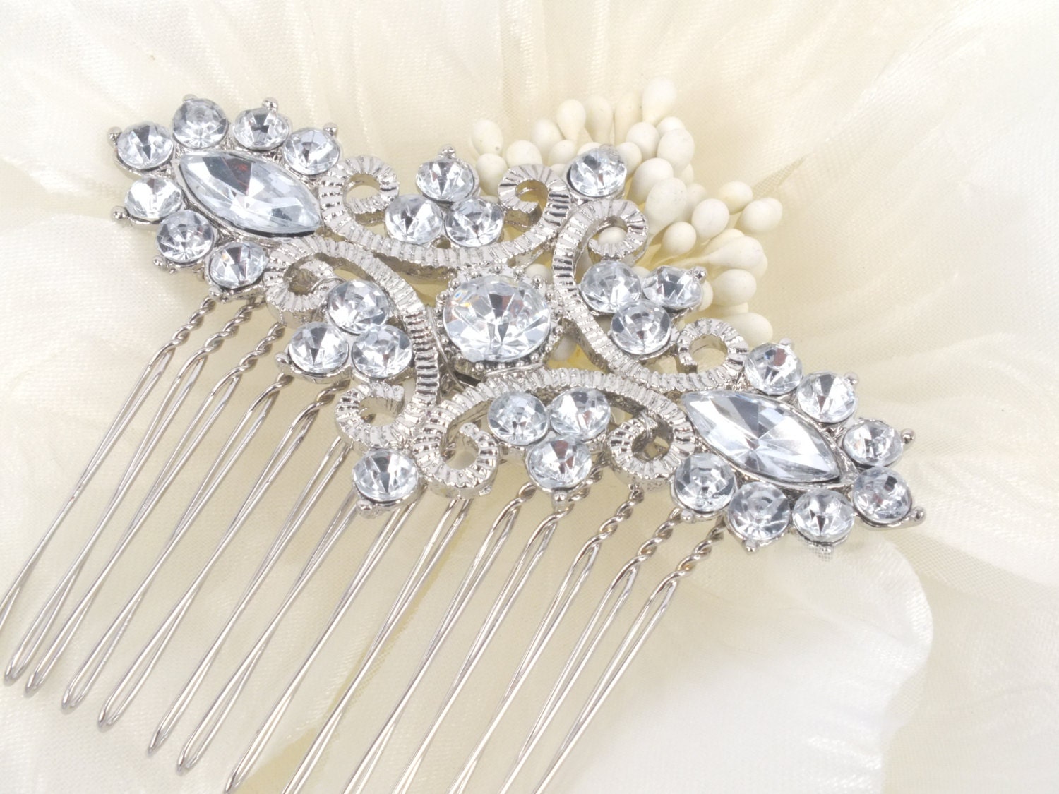 vintage bridal comb