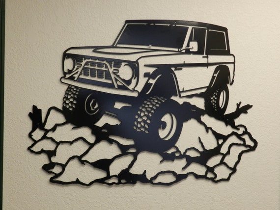 Ford bronco line drawing #4