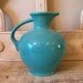 Vintage Fiesta Homer Laughlin Pitcher - Turquoise