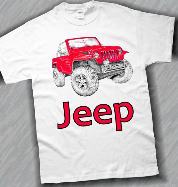 Items similar to JEEP Custom Tee Shirt,, Kids Sizes Available Toddler ...