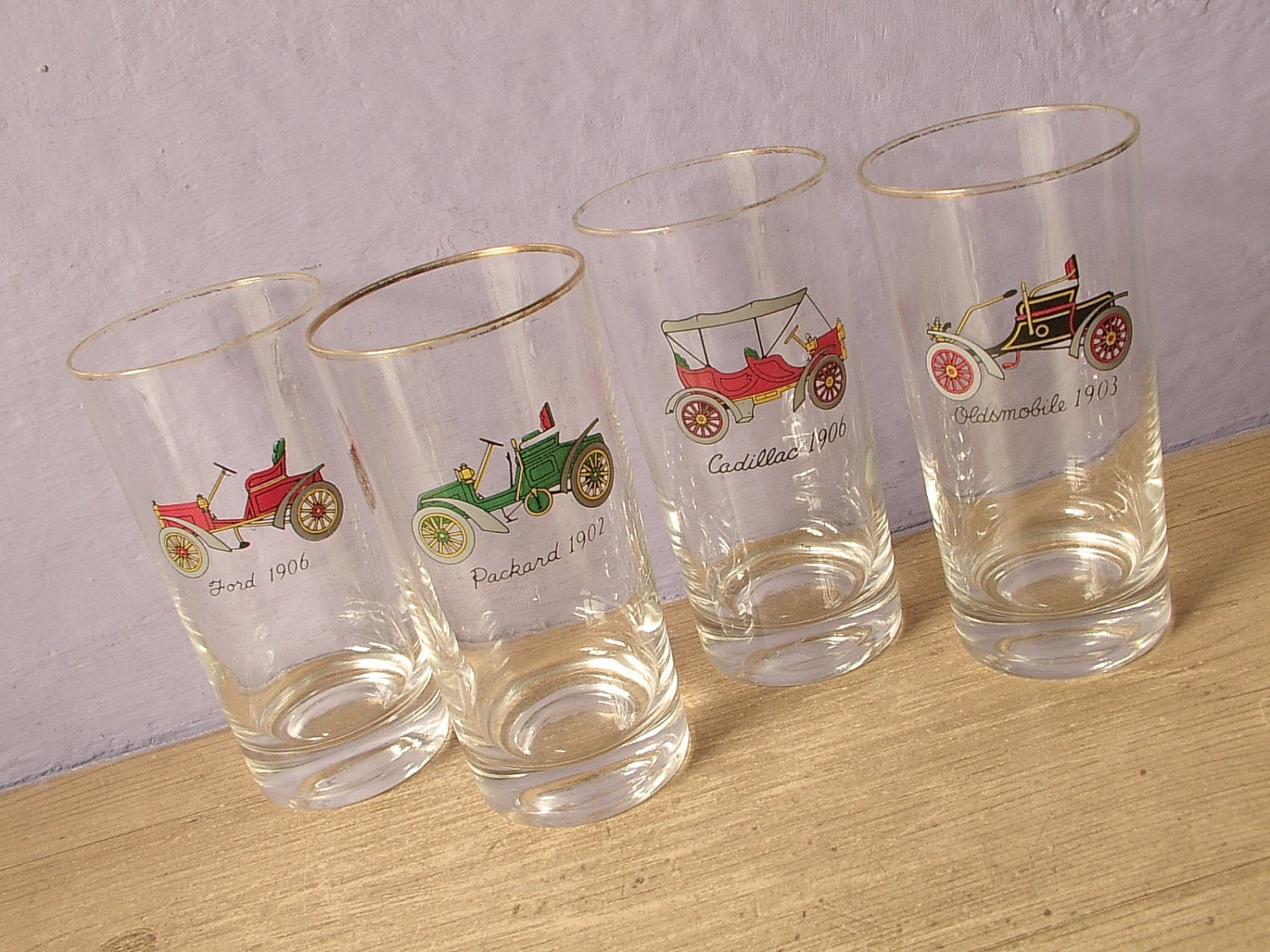 Antique ford drinking glasses #2