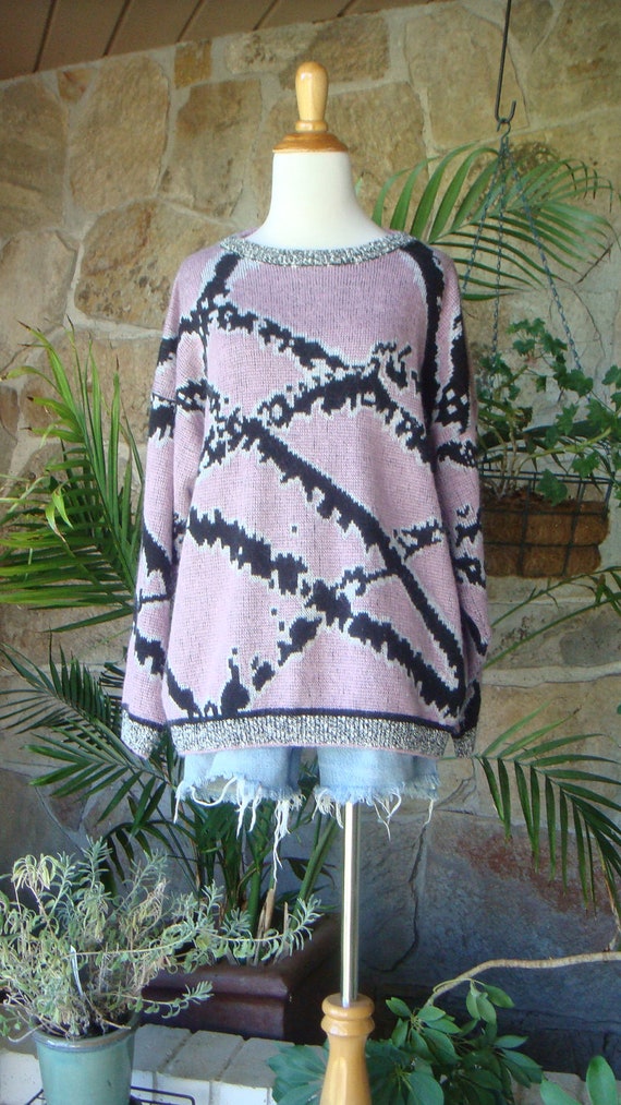 1980s ESPRIT PULLOVER vintage oversized by CherryBombVintage77