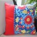 Pillow - Decorative Accent Throw Pillow - 15 x 15 inch Reversible - Granny's Gone Wild Pillow