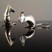 TIFFANY & Co MOUSE Sterling Silver SET Paperweight Scarce Mice Two