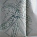Alice Brooks 7014 1950s Kitchen Embroidery Transfer, UNCUT 6 Vegetable Motifs, Kitchen, Apron, Linens