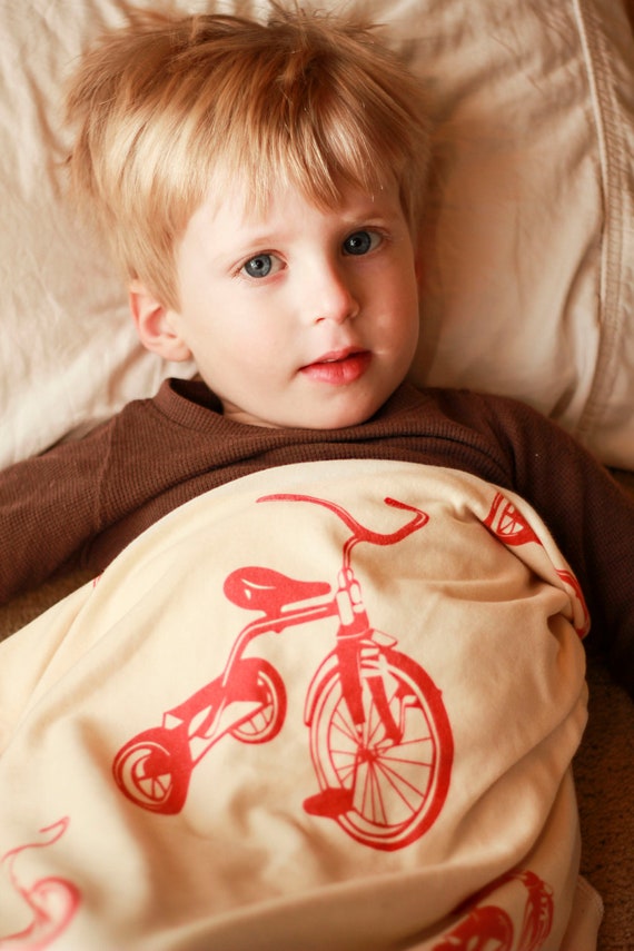 Tricycle Toddler Blanket