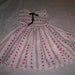 vintage infants baby girls dress lg doll clothes