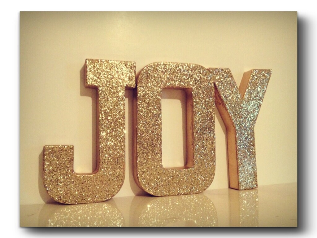 Glitter Block Letters Silver 'ONE' Sign by AFreshCoatOfPaint