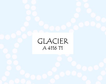 Half Yard Glacier Pearl Bracelet, Lizzy House for Andover Fabrics, 100% Cotton Fabric, A 4116 T1