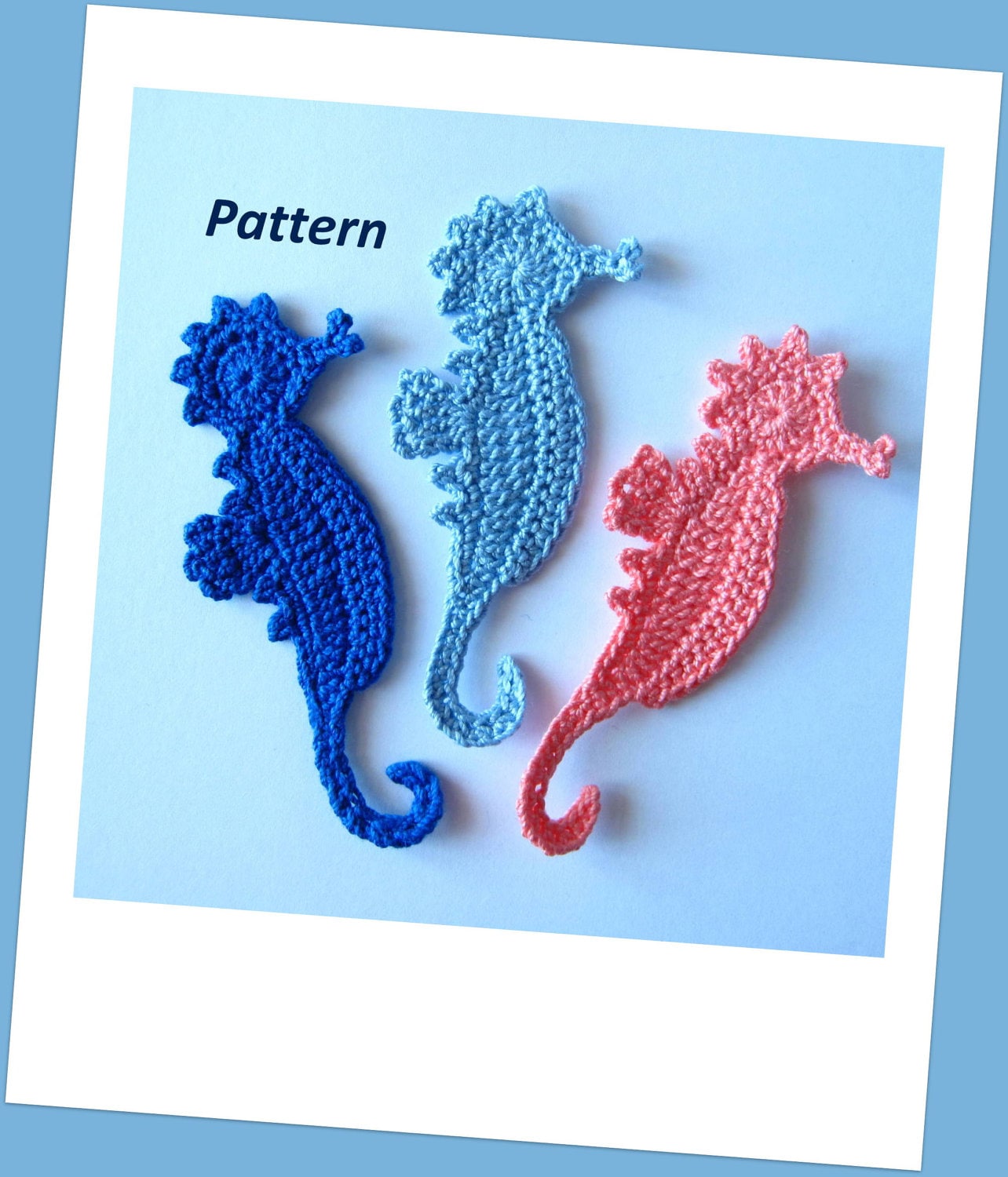 pattern crochet seahorse GoldenLucyCrafts Crochet Pattern Seahorse by on Etsy