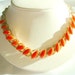 Vintage 1950's Red Marquis Cabochon Necklace