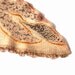 Felted scarf Wool Silk Gold Nuno Felt Neck Collar Long Shades of beige Ivory OOAK