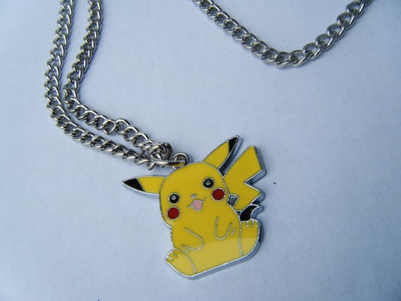 Items similar to Pikachu Pokemon Necklace on Etsy