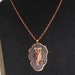 Vintage Copper Owl Pendant and Necklace