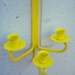 Sunny Yellow-Candelabra- Wall Hanging-RESERVED