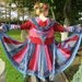 SALE - Blue red Elf coat - One of a Kind - XL - XXL - Ready to Ship