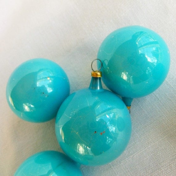 Tiffany Blue Christmas Ornaments 