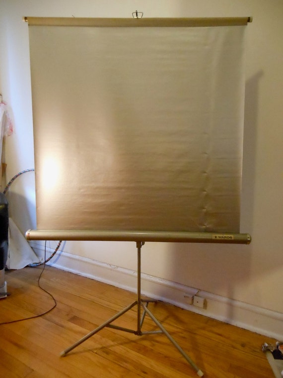Vintage Movie Projector Screen by andrewek on Etsy