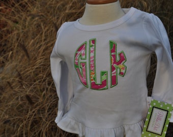 lilly pulitzer monogram shirt