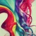 Rainbow Human Hair Extensions, Colored Hair Extension Clip, Hair Wefts, Clip in Hair, Tie Dye Hair Extensions, Festival Hair