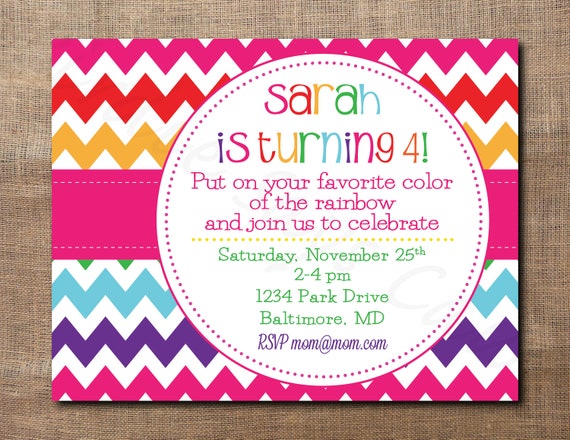 Downloadable Free Christmas Chevron Invitations 10