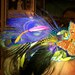 blue tones/orange butterfly custom bridesmaid piece for KRIS