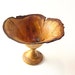 Natural Edge Plum-wood Chalice. 5.25" Diameter by 3.75" Tall.