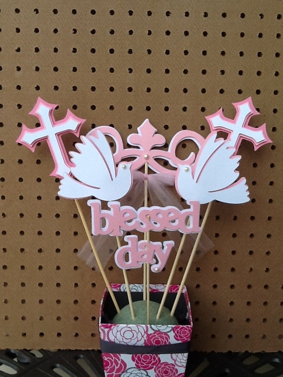 Baptism Christening Table Decoration Centerpiece