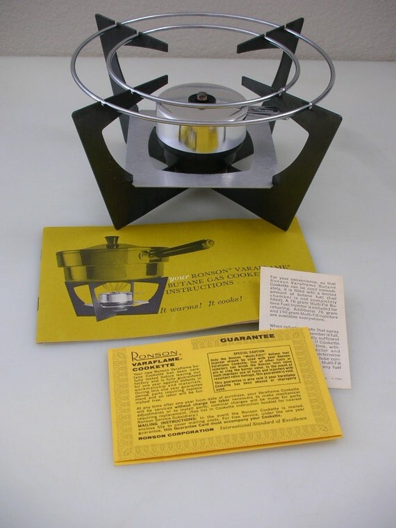 Ronson Varaflame Cookette Burner Handi Stand Butane Gas
