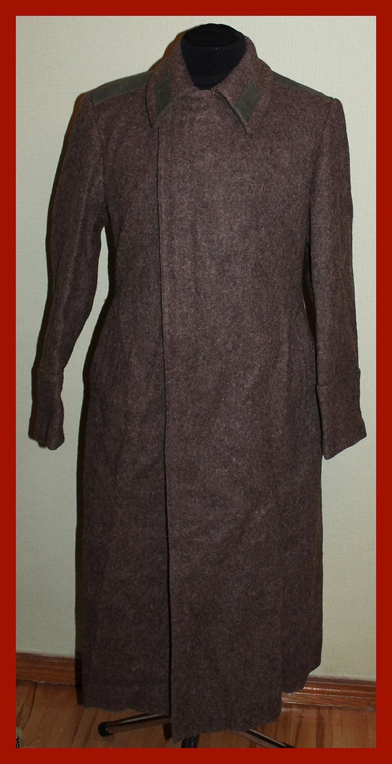 New USSR Russian Military Surplus Uniform Overcoat by ingryda123