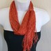 Multipurpose Shiny silver red color scarf belt bustier top and shawl