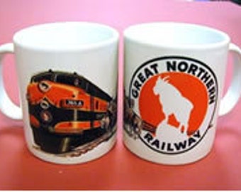 RAILROAD COFFEE MUG - Great Northern Railroad