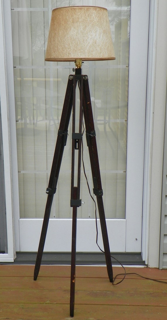 Vintage Tripod Lamp