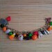 Halloween Charm Bracelet, polymer clay handmade charms