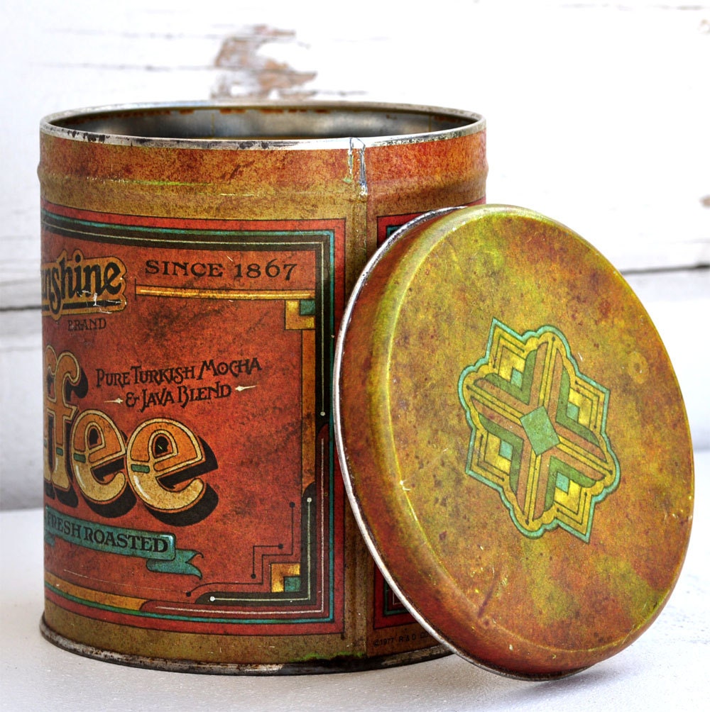 Antique Sunshine Brand Coffee Tin