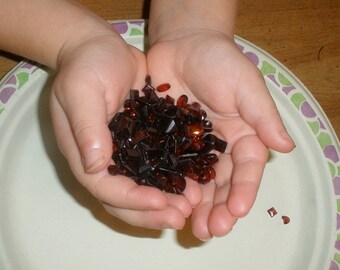 Over 50 Carats of Loose Natural Red Garnet Gem Mix