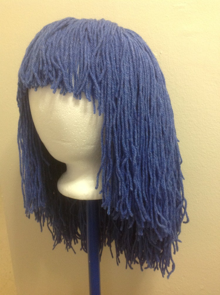 Handmade Crochet yarn Hair wig Pattern Tutorial by SueStitch
