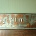 Mid Century Modern Abstract Copper Tray By Yaad Israel - Paul Klee Era Modernist Etching