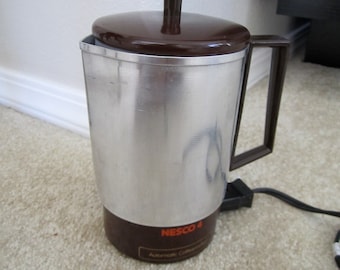 Vintage Electric Coffeemaker Nesco 4 cup size