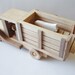 Natural Wood Toys Childrens Wooden Farm Truck WoodWorking, Pretend Play, Waldorf