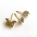 Raw Crystal Bobby Pins - Butterfly, Heart, Star - Quartz & Pyrite "Fool's Gold" Sparkly, Gem, Stone, Wedding, Bridal, Vintage, Fall Fashion