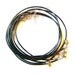 20 Black Leather Necklaces with Ends and Clasps