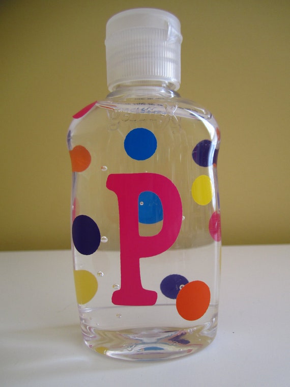 Personalized Mini Hand Sanitizer by leapinlilypads on Etsy